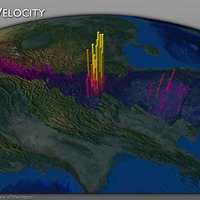 Max Flow Velocity from VIC Model