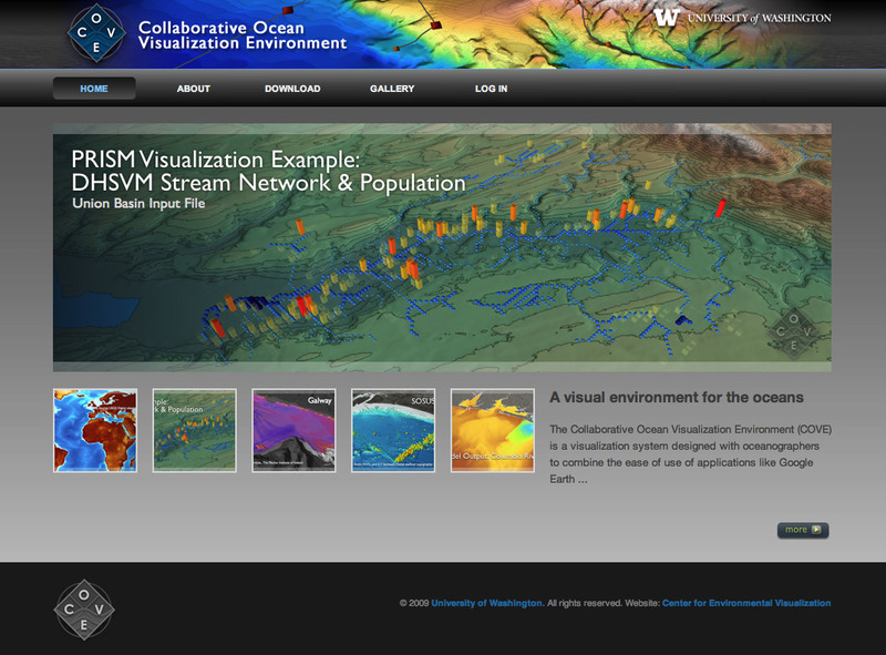 COVE Web Screenshot