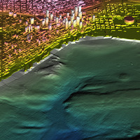 Elliott Bay Topography