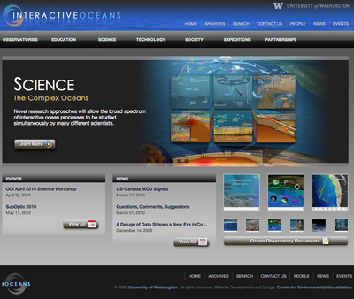 Interactive Oceans Site Interactive Oceans Site